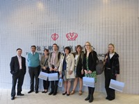 Sussex delegation tours the Sir Yue-kong Pao Centre for Cancer at the Prince of Wales Hospital.